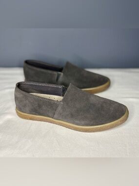 SeaVees Sun-tans Slip On Shoes Mens 9 Steel Gray Suede Casual Baja Loafers Gum